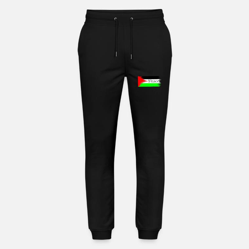 Palestine Peace - Stanley/Stella Unisex Bio Jogginghose Mover  - Schwarz