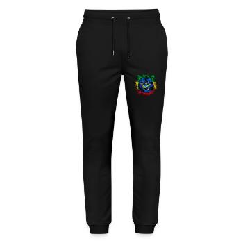 Ethiopia - Stanley/Stella Mover Unisex Organic Jogging Trousers - black - Front - Marisol (170cm) & Nik (191cm)