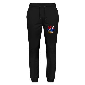 Nagorno Karabakh - Stanley/Stella Mover Unisex Organic Jogging Trousers - black - Front - Marisol (170cm) & Nik (191cm)