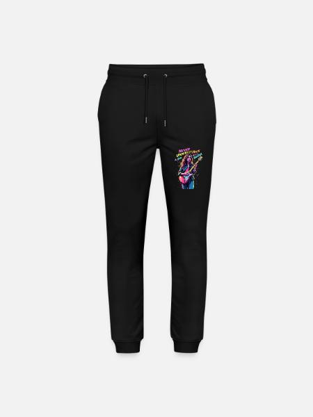 Mädchen mit Gitarre - Stanley/Stella Unisex Bio Jogginghose Mover  - Schwarz