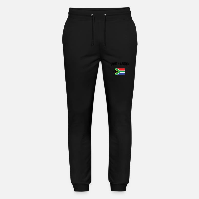 Drapeau de l’Afrique du Sud - Pantalon de jogging bio MOVER Stanley/Stella unisexe - noir