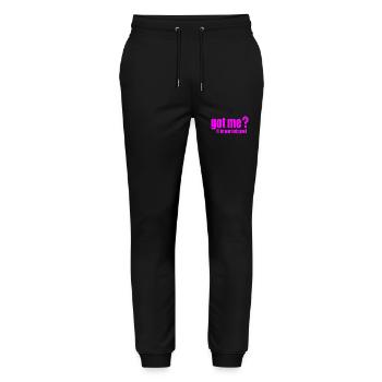 got me ill do your body good - Stanley/Stella Mover Unisex Organic Jogging Trousers - black - Front - Marisol (170cm) & Nik (191cm)