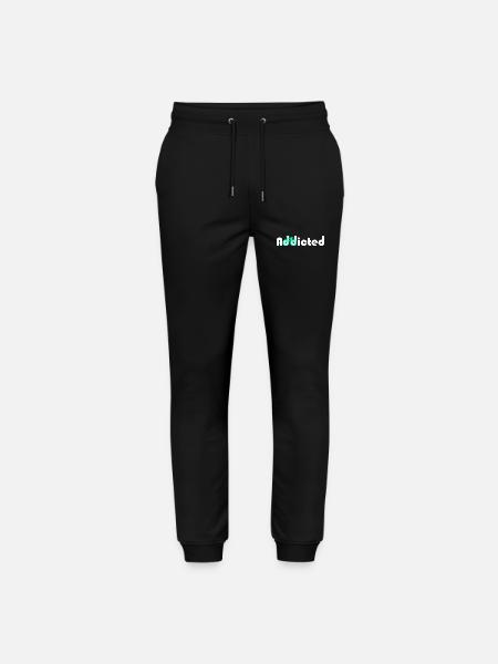 Addicted to cycling - Stanley/Stella Mover Unisex Organic Jogging Trousers - black