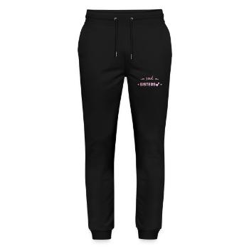 Friends Forever - Stanley/Stella Mover Unisex Organic Jogging Trousers - black - Front - Marisol (170cm) & Nik (191cm)