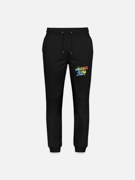 Mallorca 2024 Bunt Urlaub Team - Stanley/Stella Unisex Bio Jogginghose Mover - Schwarz