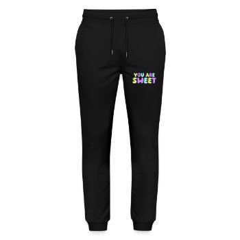 tu es doux - Pantalon de jogging bio MOVER Stanley/Stella unisexe - noir - Devant - Marisol (170cm) & Nik (191cm)