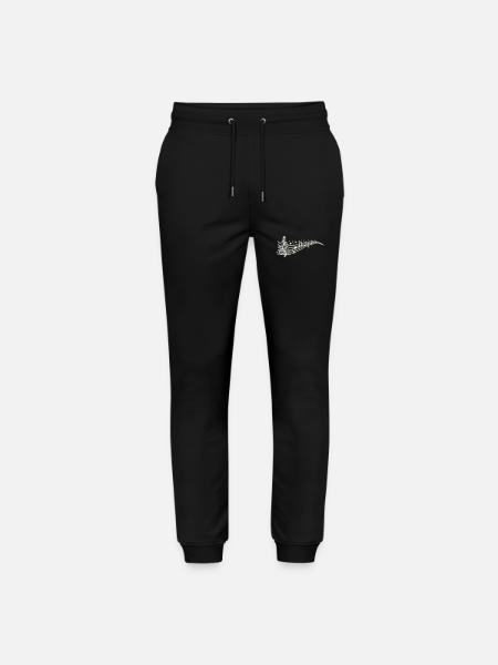 Christmas Sheet Music - Stanley/Stella Mover Unisex Organic Jogging Trousers - black