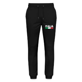 Italien - Stanley/Stella Unisex Bio Jogginghose Mover  - Schwarz - Vorne - Marisol (170cm) & Nik (191cm)