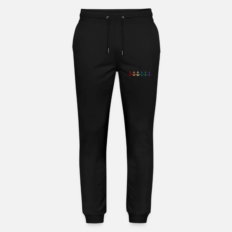 Regenbogen Anker - Stanley/Stella Unisex Bio Jogginghose Mover  - Schwarz