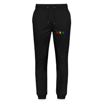 Pray - Stanley/Stella Mover Unisex Organic Jogging Trousers - black - Front - Marisol (170cm) & Nik (191cm)