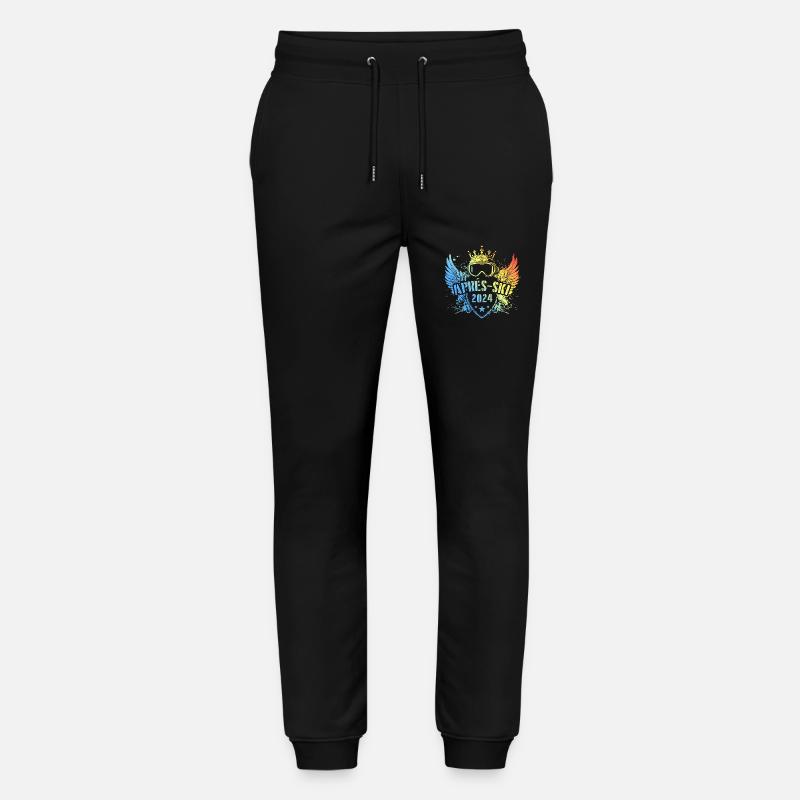 Apres Ski 2024 Spruch Bunt - Stanley/Stella Unisex Bio Jogginghose Mover  - Schwarz