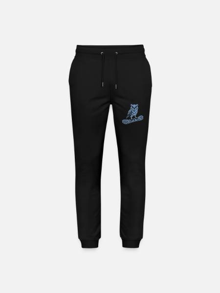 Minimalist Design: - Stanley/Stella Mover Unisex Organic Jogging Trousers - black