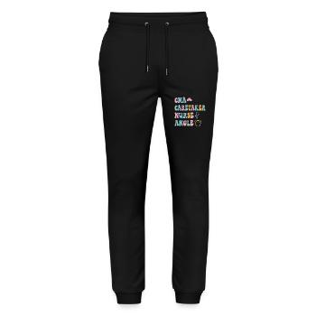 CNA Nursing Quotes Funny Nurse Lovers Cute CNA - Stanley/Stella Mover Unisex Organic Jogging Trousers - black - Front - Marisol (170cm) & Nik (191cm)