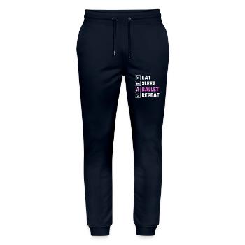 Ballett Ballett-Tänzerin - Stanley/Stella Unisex Bio Jogginghose Mover  - Navy - Vorne - Marisol (170cm) & Nik (191cm)