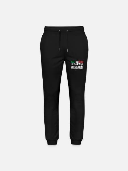 Italy Italian Vaffanculo - Stanley/Stella Mover Unisex Organic Jogging Trousers - black