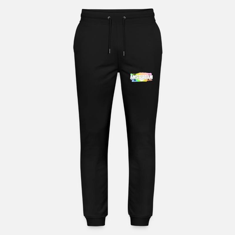 Amsterdam - Stanley/Stella Unisex Bio Jogginghose Mover  - Schwarz