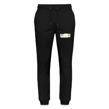 Lloret De Mar - Stanley/Stella Unisex Bio Jogginghose Mover  - Schwarz - Vorne - Marisol (170cm) & Nik (191cm)