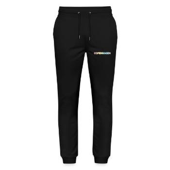 Gay Copenhagen - Stanley/Stella Mover Unisex Organic Jogging Trousers - black - Front - Marisol (170cm) & Nik (191cm)