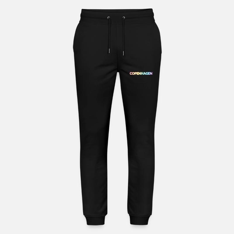 Schwules Kopenhagen - Stanley/Stella Unisex Bio Jogginghose Mover - Schwarz