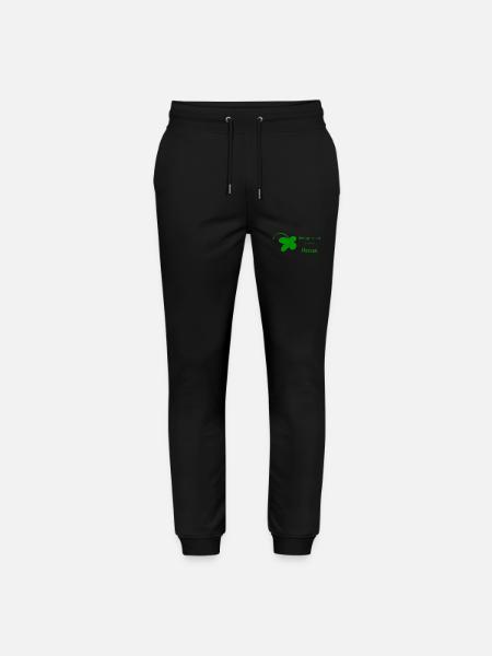 Glück beginnt im Kopf - Stanley/Stella Unisex Bio Jogginghose Mover  - Schwarz