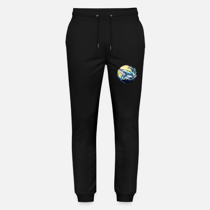 Blauwal - Stanley/Stella Unisex Bio Jogginghose Mover  - Schwarz