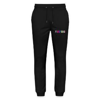 Ping pong colors - ping pong lover gift - Stanley/Stella Mover Unisex Organic Jogging Trousers - black - Front - Marisol (170cm) & Nik (191cm)
