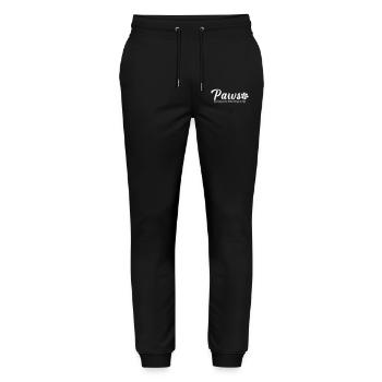 Paws and enjoy the little things in life - Stanley/Stella Mover Unisex Organic Jogging Trousers - black - Front - Marisol (170cm) & Nik (191cm)