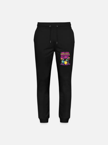 Never Underestimate a Drummer Girl - Stanley/Stella Mover Unisex Organic Jogging Trousers - black
