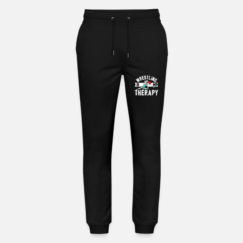 La lutte est ma thérapie - Pantalon de jogging bio MOVER Stanley/Stella unisexe - noir