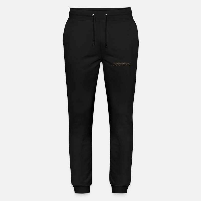 Perspective 3D Synthwave - Stanley/Stella Mover Unisex Organic Jogging Trousers - black