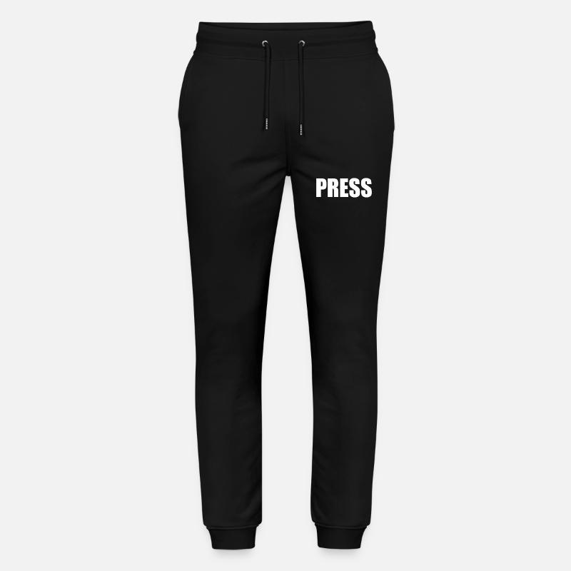 Press - Pantalon de jogging bio MOVER Stanley/Stella unisexe - noir