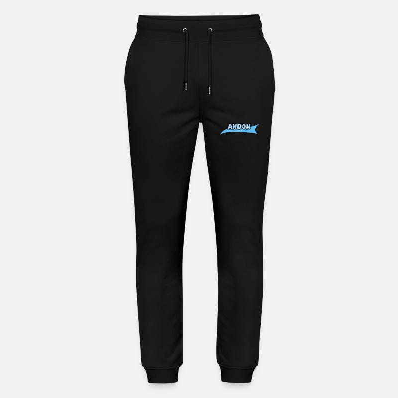 First name Andon - Stanley/Stella Mover Unisex Organic Jogging Trousers - black