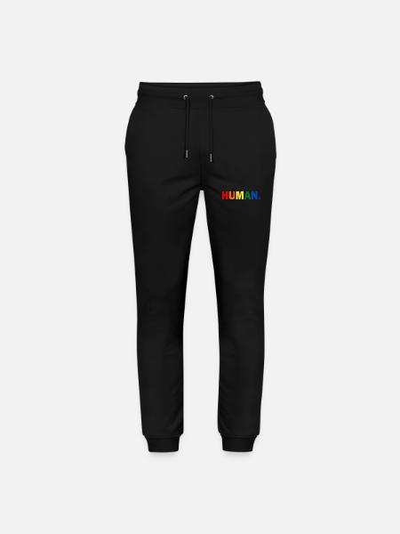 LGBT human - Stanley/Stella Mover Unisex Organic Jogging Trousers - black