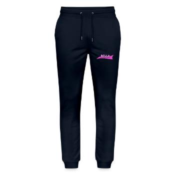 Bella as a given name - Stanley/Stella Mover Unisex Organic Jogging Trousers - navy - Front - Marisol (170cm) & Nik (191cm)