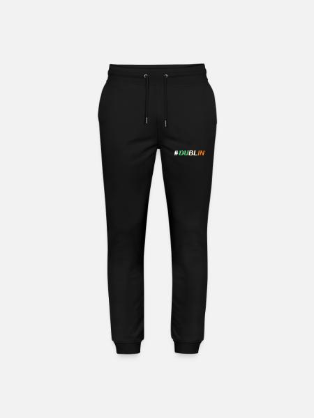 Trèfle d'île de Dublin Irlande - Pantalon de jogging bio MOVER Stanley/Stella unisexe - noir