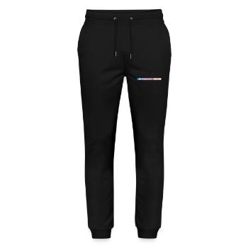 Mykonos Crew - Stanley/Stella Unisex Bio Jogginghose Mover  - Schwarz - Vorne - Marisol (170cm) & Nik (191cm)