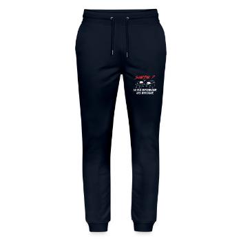 I already have a program with my sofa - Stanley/Stella Mover Unisex Organic Jogging Trousers - navy - Front - Marisol (170cm) & Nik (191cm)