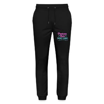 Pontonboot Boot Boote - Stanley/Stella Unisex Bio Jogginghose Mover  - Schwarz - Vorne - Marisol (170cm) & Nik (191cm)