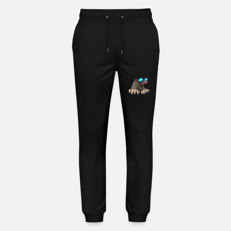 Taupe avec lunettes de soleil - Pantalon de jogging bio MOVER Stanley/Stella unisexe - noir