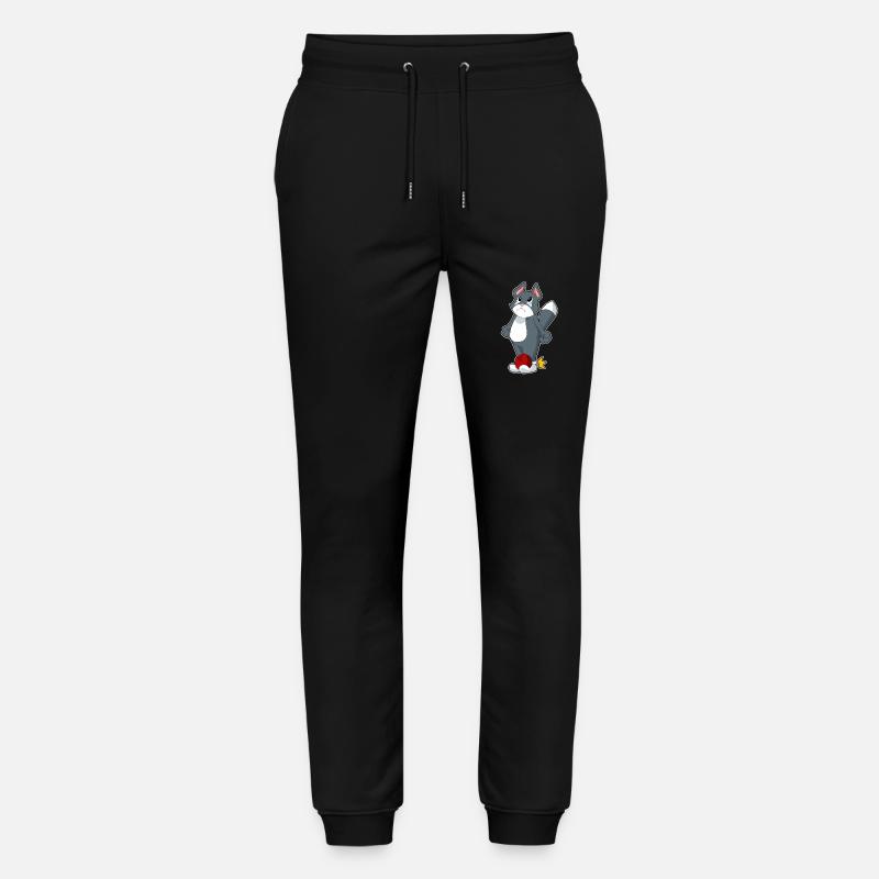 Cat Bowling Bowling Ball - Stanley/Stella Mover Unisex Organic Jogging Trousers - black