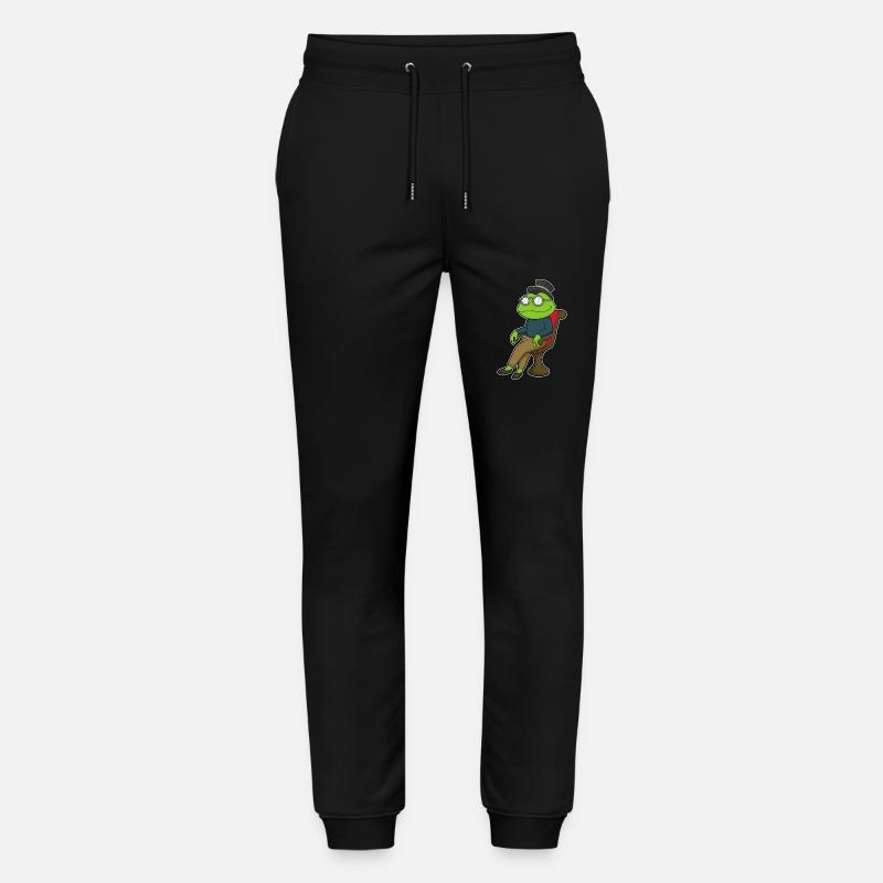 Frosch Stuhl - Stanley/Stella Unisex Bio Jogginghose Mover  - Schwarz