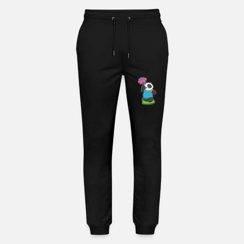 Fleur de panda - Pantalon de jogging bio MOVER Stanley/Stella unisexe - noir