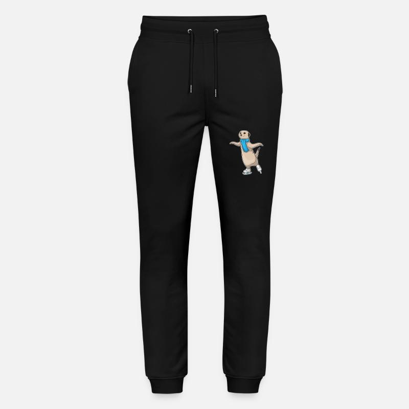 Suricates patins à glace - Pantalon de jogging bio MOVER Stanley/Stella unisexe - noir