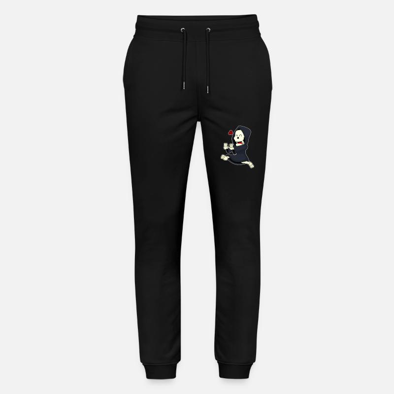 Skeleton Jogger Jogging - Stanley/Stella Mover Unisex Organic Jogging Trousers - black