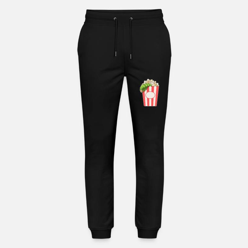 Maïs soufflé chenille - Pantalon de jogging bio MOVER Stanley/Stella unisexe - noir