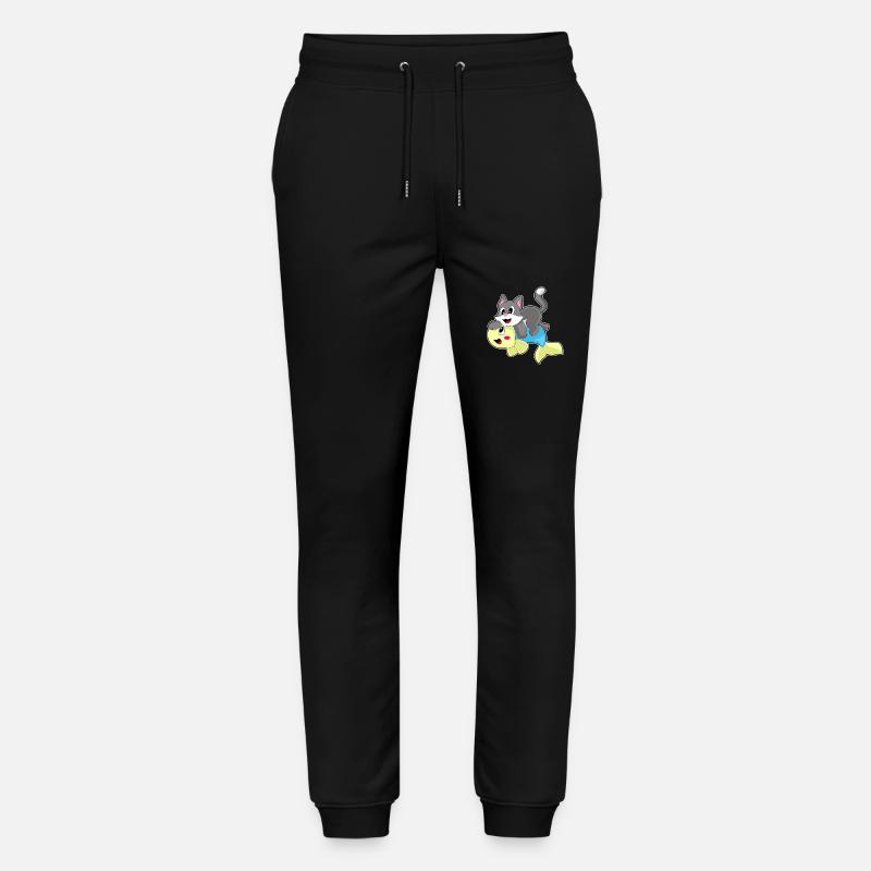 Poisson-chat - Pantalon de jogging bio MOVER Stanley/Stella unisexe - noir