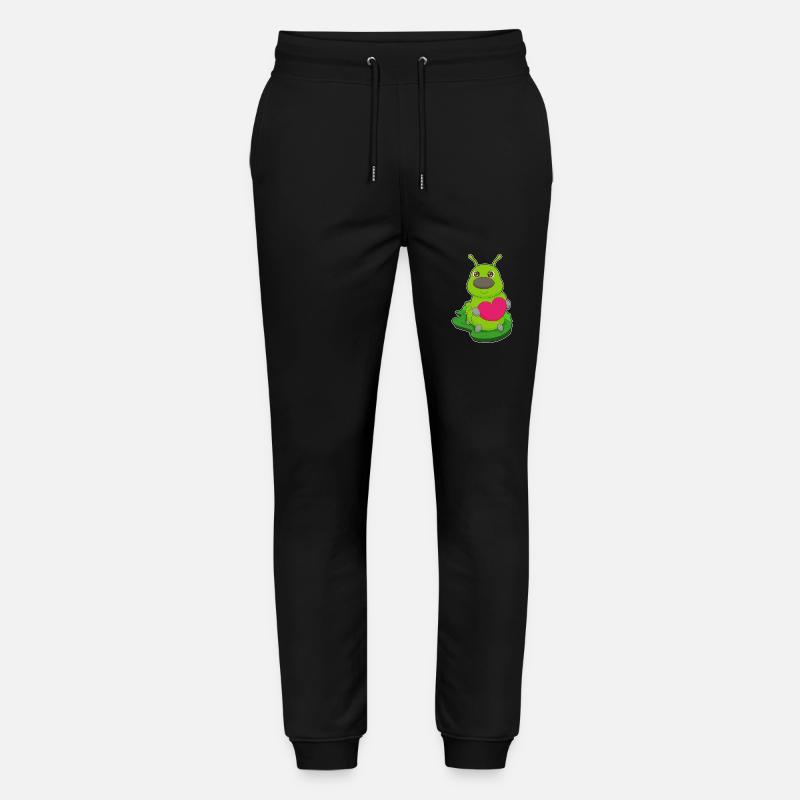 Raupe Herz - Stanley/Stella Unisex Bio Jogginghose Mover  - Schwarz