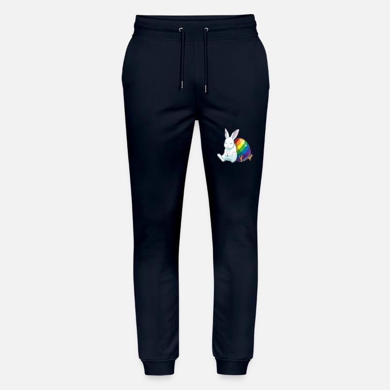 Bunny Easter Easter Egg Rainbow Stanley/Stella Mover Unisex Organic Jogging Trousers
