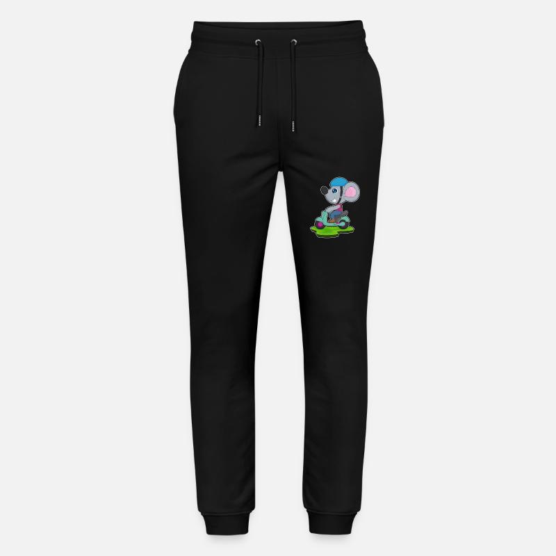 Souris Moto - Pantalon de jogging bio MOVER Stanley/Stella unisexe - noir
