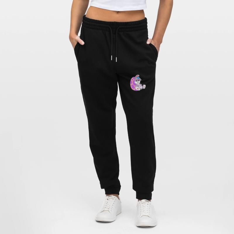 Bunny Easter Easter Egg Sleeping Stanley/Stella Mover Unisex Organic Jogging Trousers